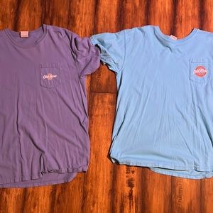 Bundle 2 Mens Old Row shirts both size Large and different colors of blue!